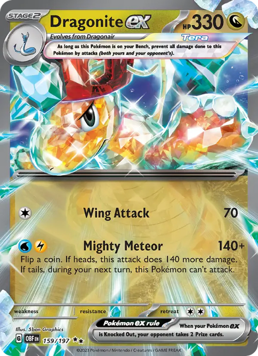 Dragonite ex 159 Obsidian Flames Pokesingles