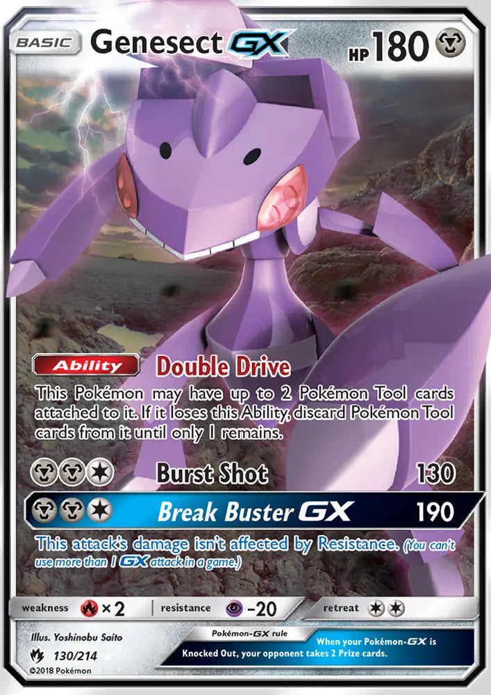 Genesect GX 130 Lost Thunder Pokesingles