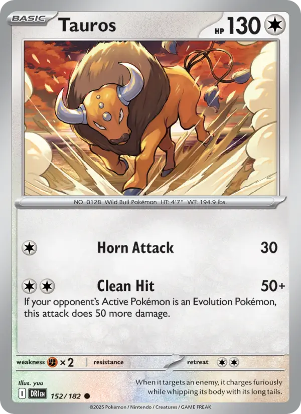 Tauros 152 Destined Rivals Pokesingles