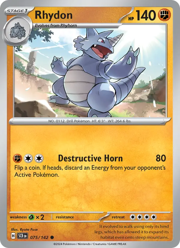Rhydon 75 Stellar Crown Pokesingles