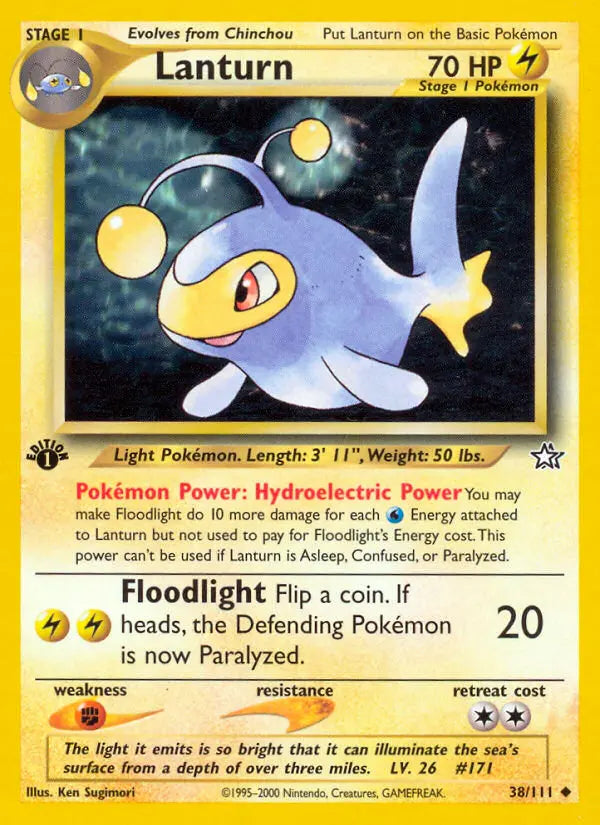 Lanturn 38 Neo Genesis Pokesingles