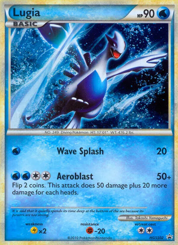 Lugia HGSS02 HGSS Black Star Promos Pokesingles