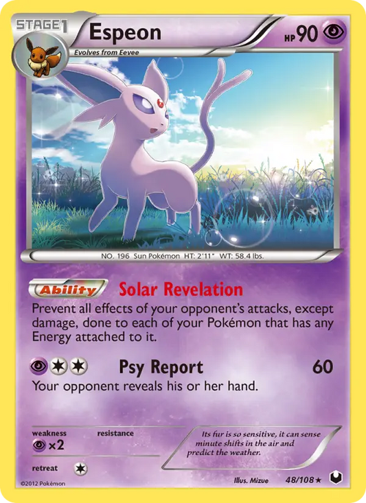 Espeon 48 Dark Explorers Pokesingles