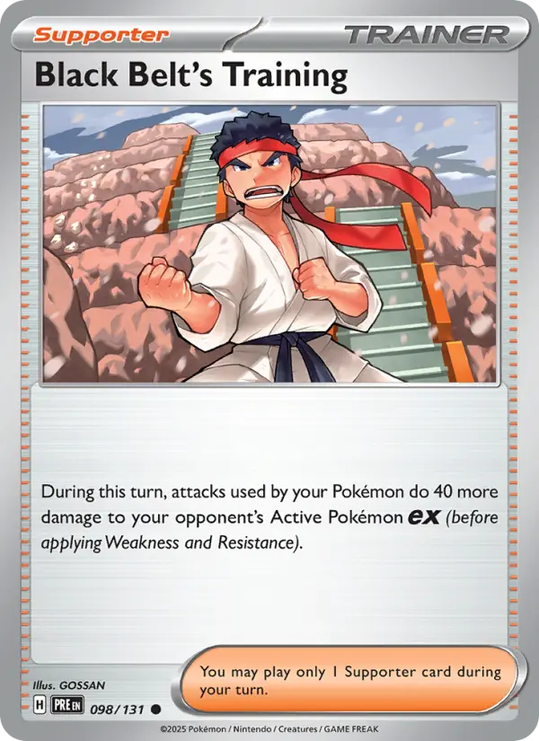Black Belt's Training 98 Prismatic Evolutions Pokesingles