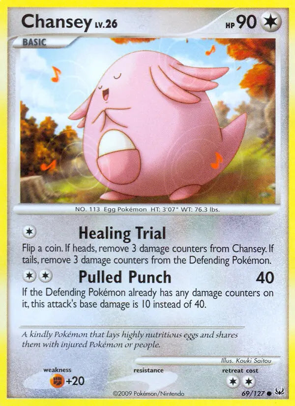 Chansey 69 Platinum Pokesingles