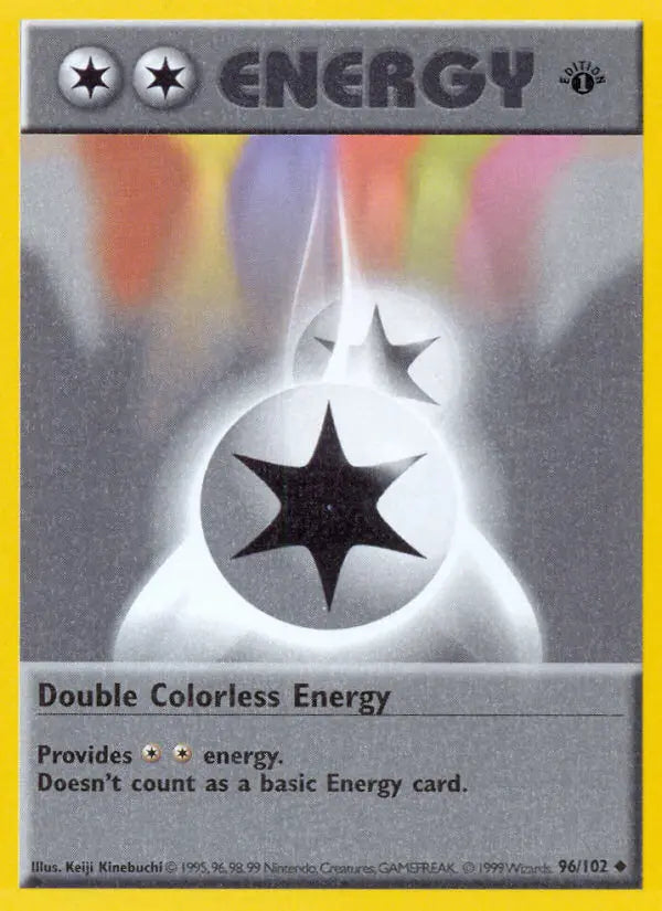 Double Colorless Energy 96 Base Set Pokesingles