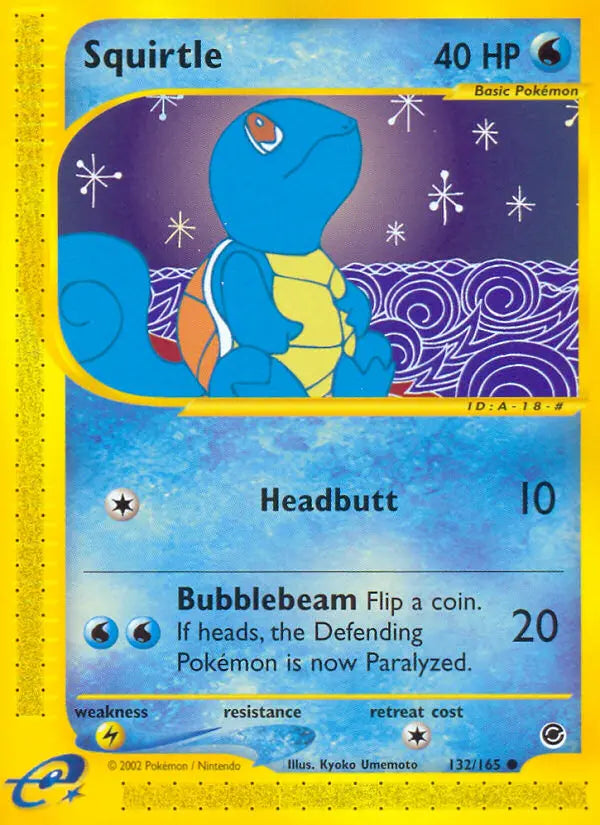 Squirtle 132 Expedition Base Set Pokesingles