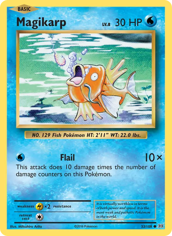 Magikarp 33 Evolutions Pokesingles