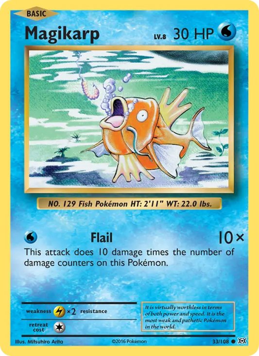 Magikarp 33 Evolutions Pokesingles