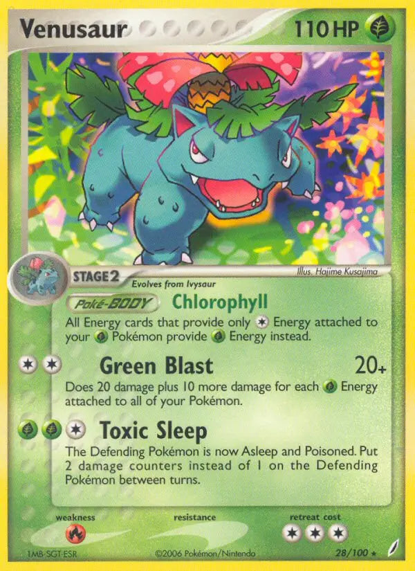 Venusaur 28 Crystal Guardians Pokesingles