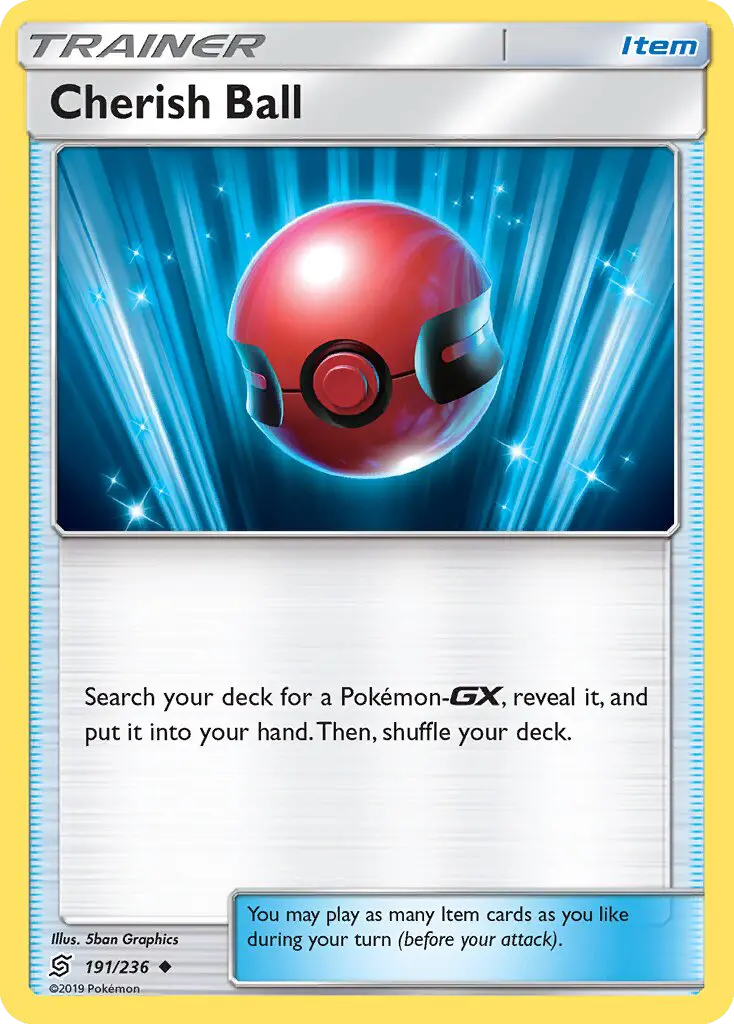 Cherish Ball 191 Unified Minds Pokesingles