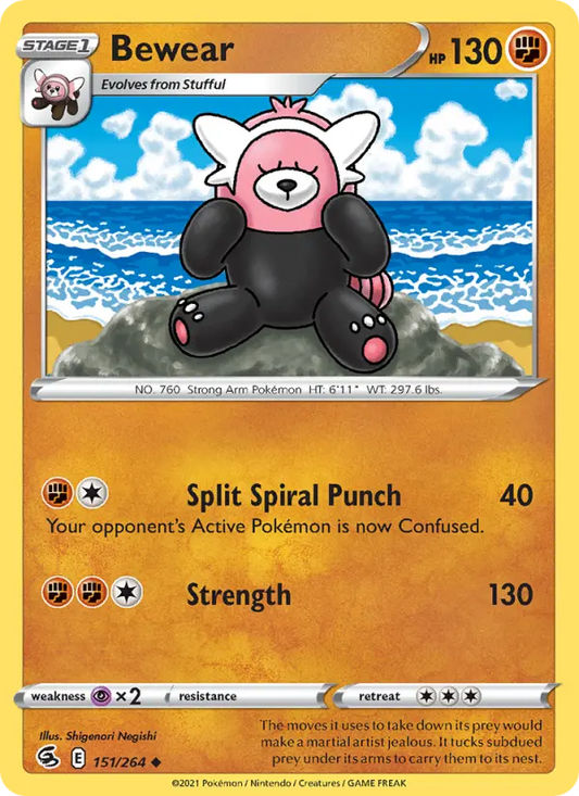 Bewear 151 Fusion Strike Pokesingles