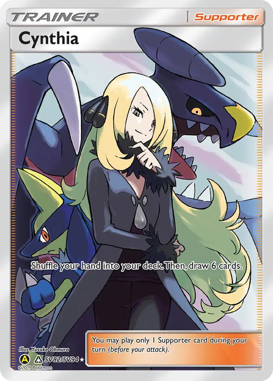Cynthia SV82 Hidden Fates Shiny Vault Pokesingles