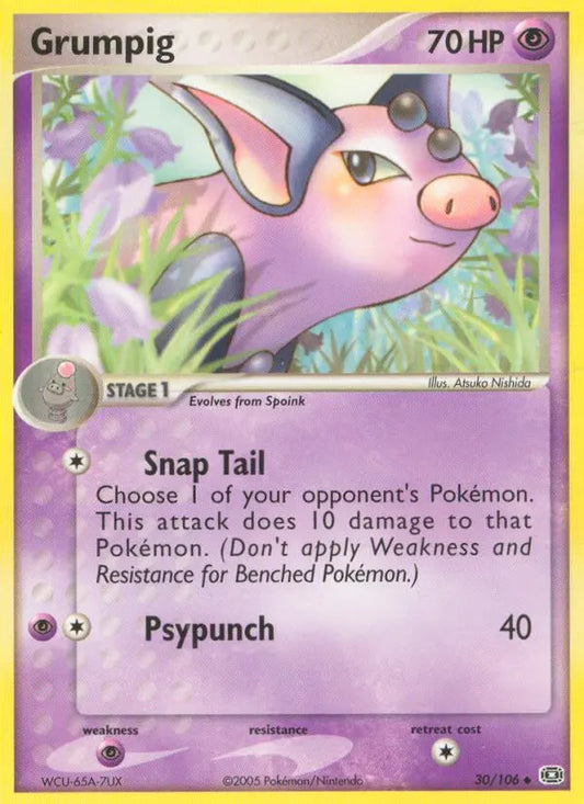Grumpig 30 Emerald Pokesingles