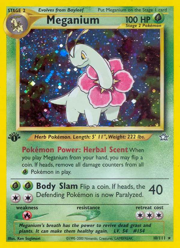 Meganium 10 Neo Genesis Pokesingles
