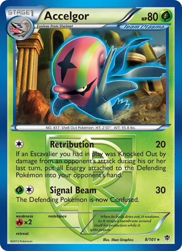 Accelgor 8 Plasma Blast Pokesingles