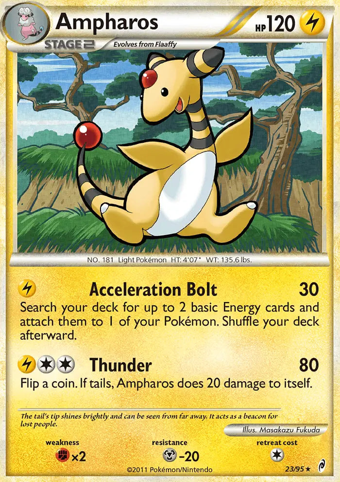 Ampharos 23 Call of Legends Pokesingles