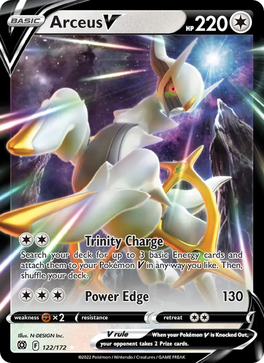 Arceus V 122 Brilliant Stars Pokesingles