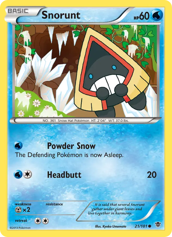 Snorunt 21 Plasma Blast Pokesingles