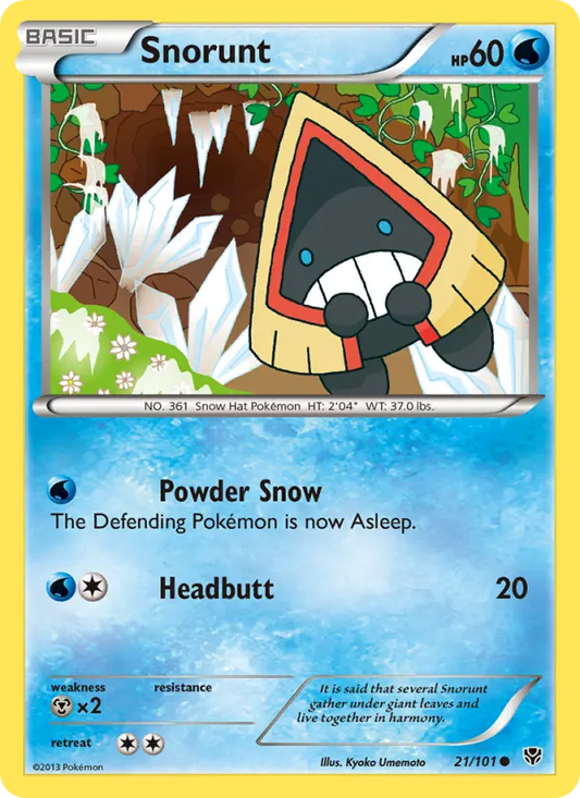 Snorunt 21 Plasma Blast Pokesingles