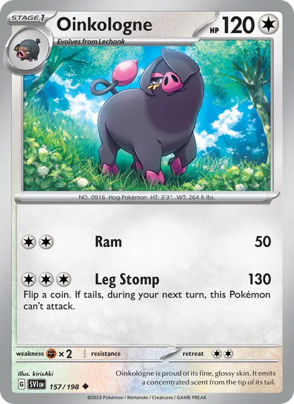 Oinkologne 157 Scarlet & Violet Pokesingles