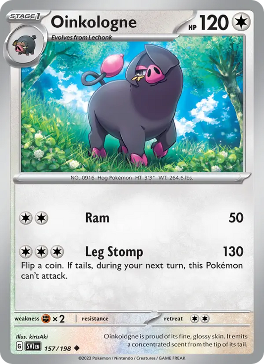 Oinkologne 157 Scarlet & Violet Pokesingles