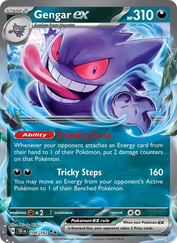 Gengar ex 104 Temporal Forces Pokesingles
