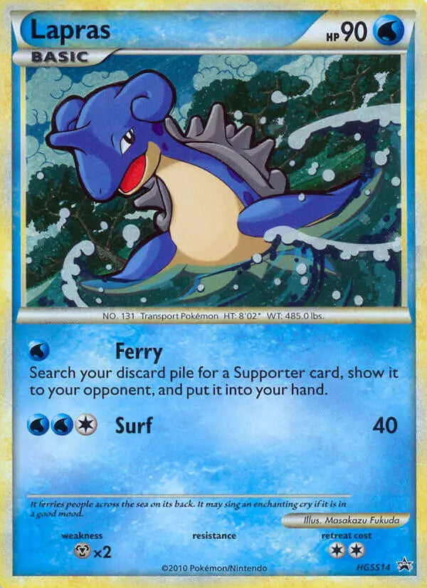 Lapras HGSS14 HGSS Black Star Promos Pokesingles