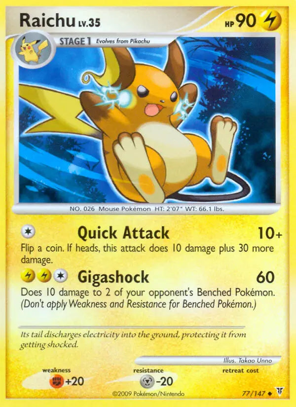 Raichu 77 Supreme Victors Pokesingles