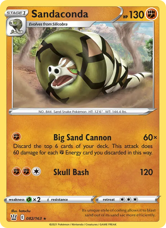 Sandaconda 82 Battle Styles Pokesingles
