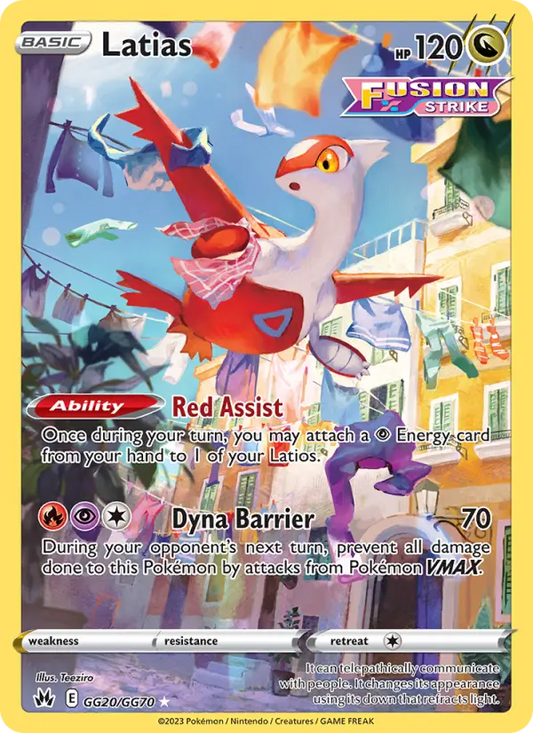 Latias GG20 Crown Zenith Pokesingles