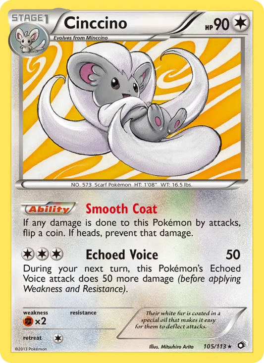 Cinccino 105 Legendary Treasures Pokesingles