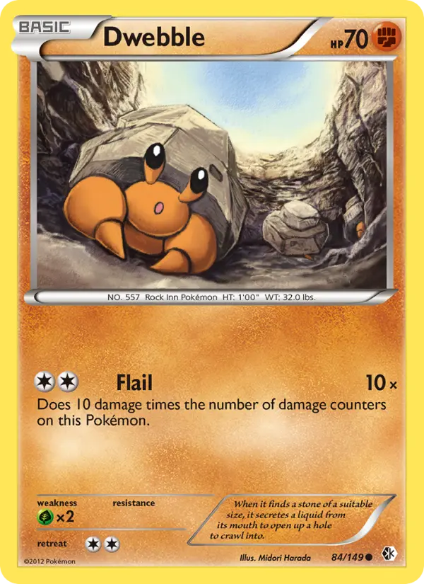 Dwebble 84 Boundaries Crossed Pokesingles