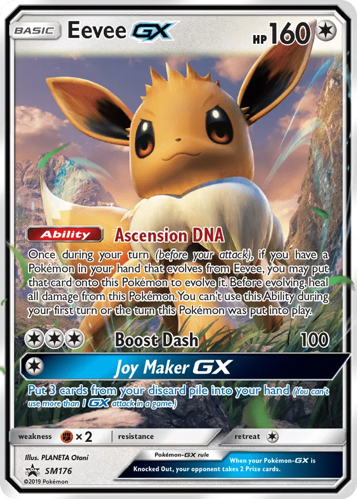 Eevee GX SM176 SM Black Star Promos Pokesingles