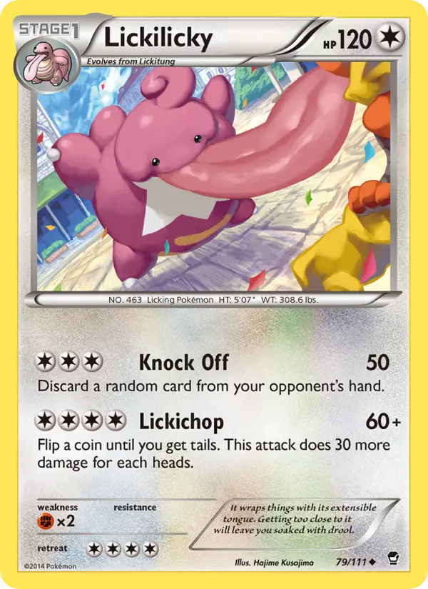 Lickilicky 79 Furious Fists Pokesingles
