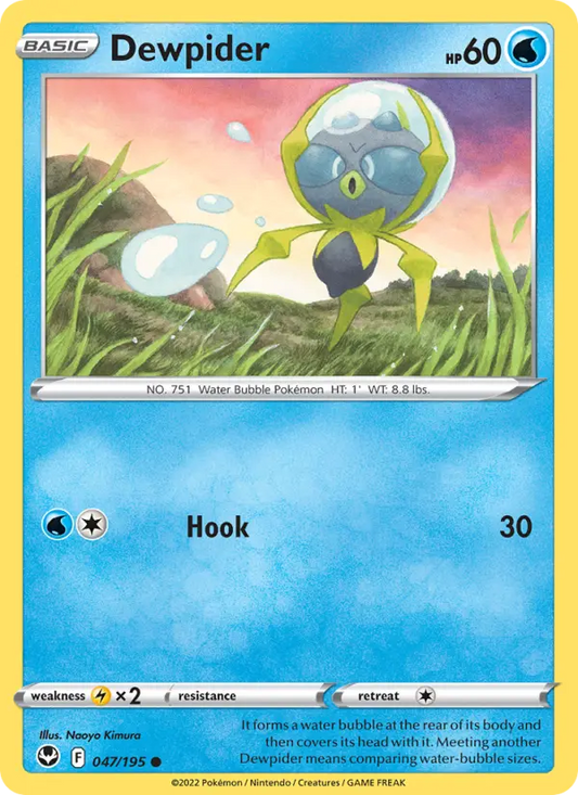 Dewpider 47 Silver Tempest Pokesingles