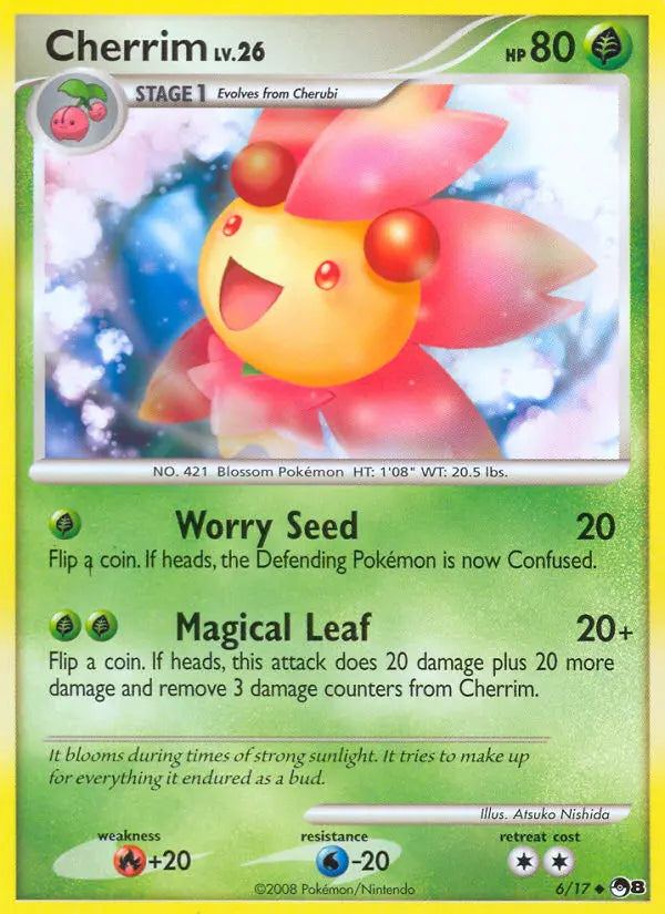Cherrim 6 POP Series 8 Pokesingles