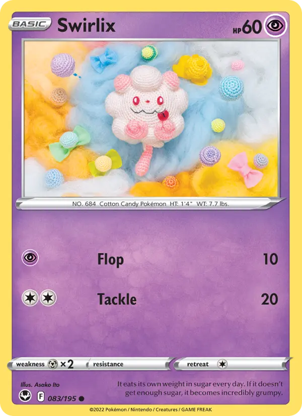 Swirlix 83 Silver Tempest Pokesingles