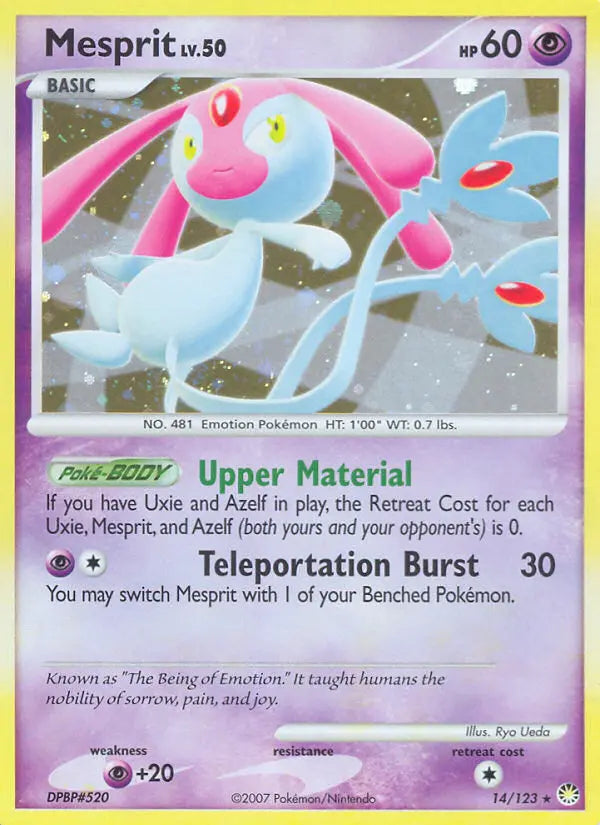 Mesprit 14 Mysterious Treasures Pokesingles