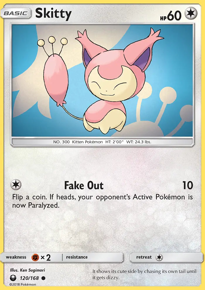 Skitty 120 Celestial Storm Pokesingles