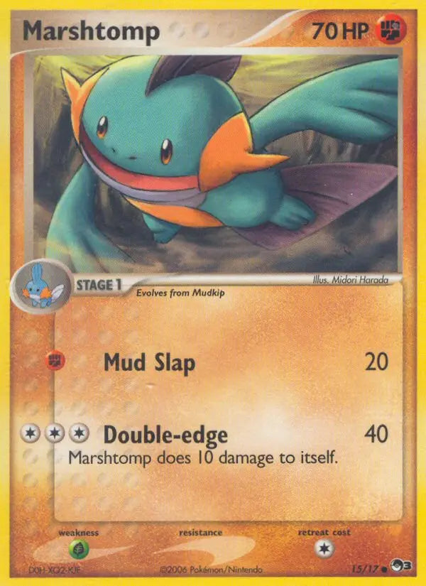 Marshtomp 15 POP Series 3 Pokesingles