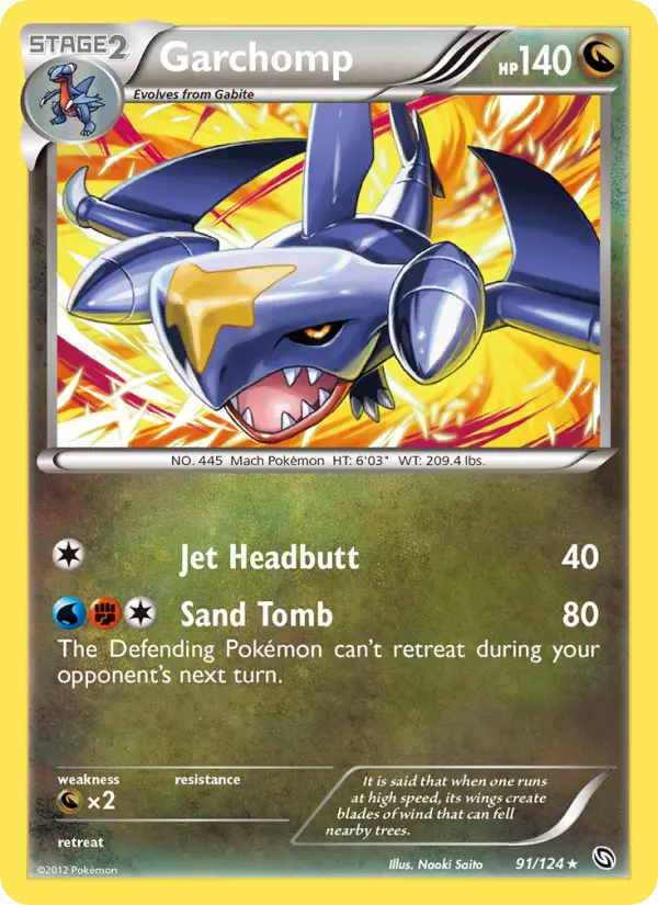 Garchomp 91 Dragons Exalted Pokesingles