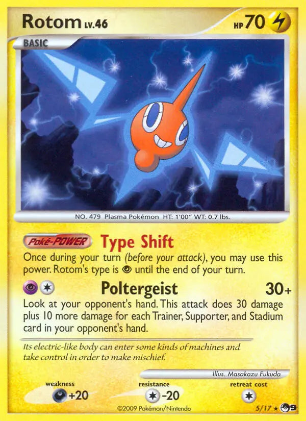 Rotom 5 POP Series 9 Pokesingles