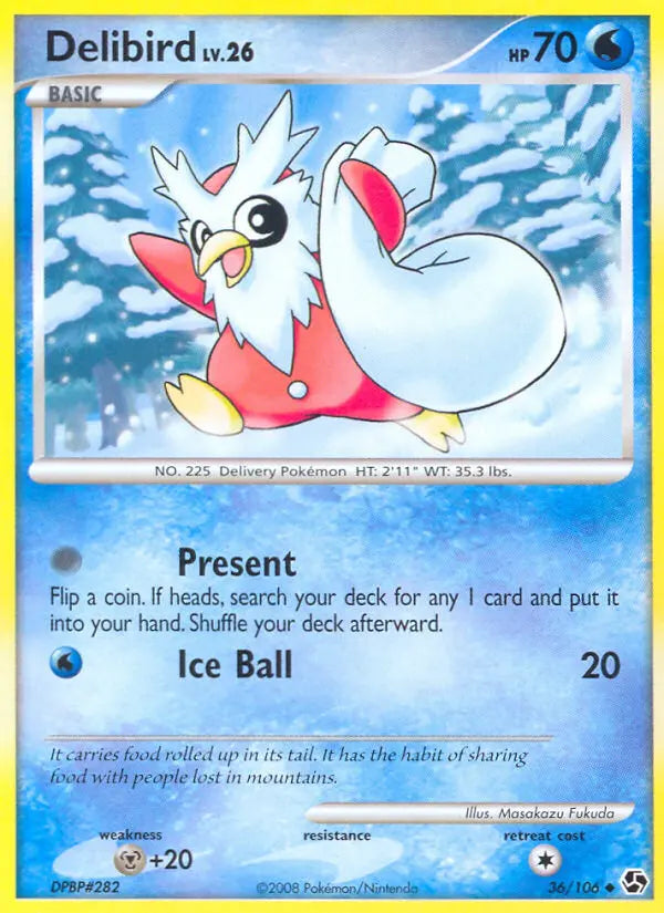 Delibird 36 Great Encounters Pokesingles