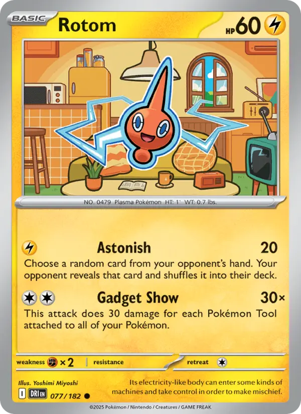 Rotom 77 Destined Rivals Pokesingles
