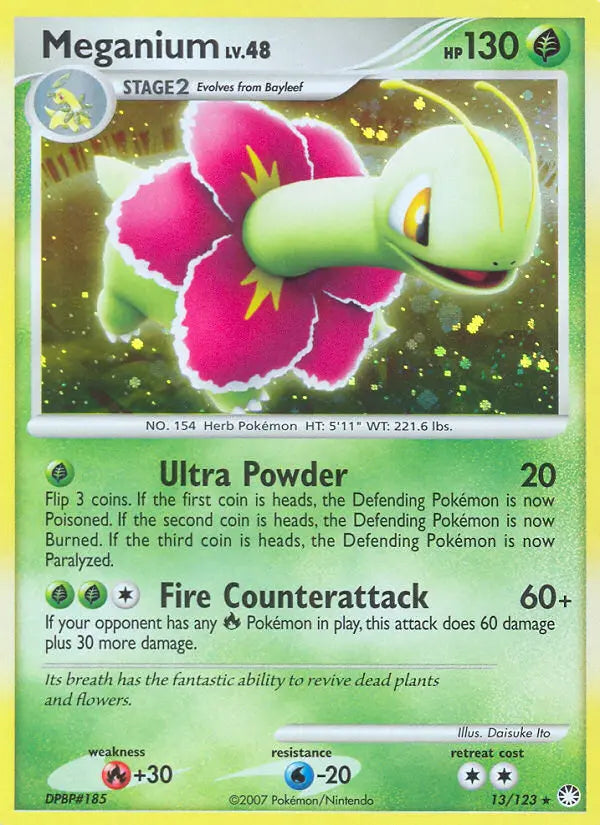 Meganium 13 Mysterious Treasures Pokesingles