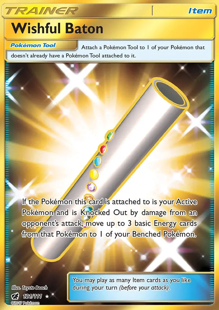 Wishful Baton 121 Crimson Invasion Pokesingles
