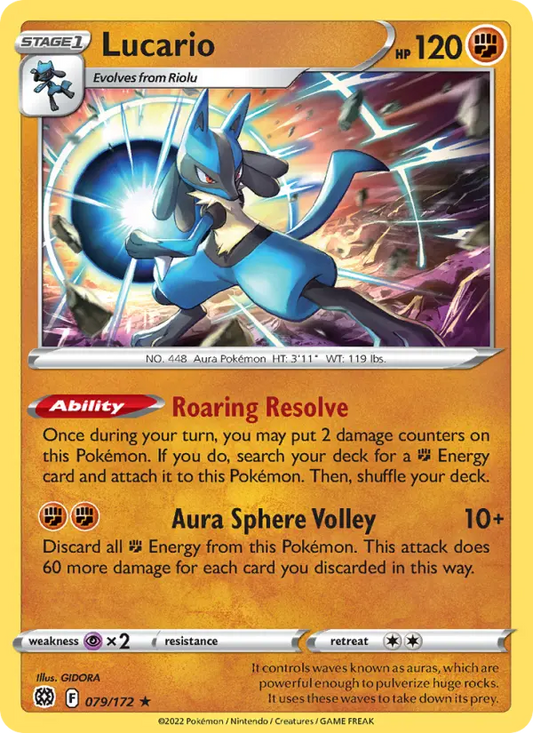 Lucario 79 Brilliant Stars Pokesingles
