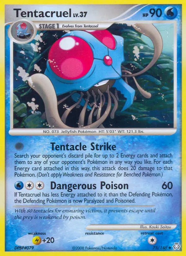 Tentacruel 75 Legends Awakened Pokesingles