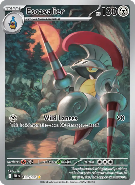 Escavalier 138 Black Bolt Pokesingles